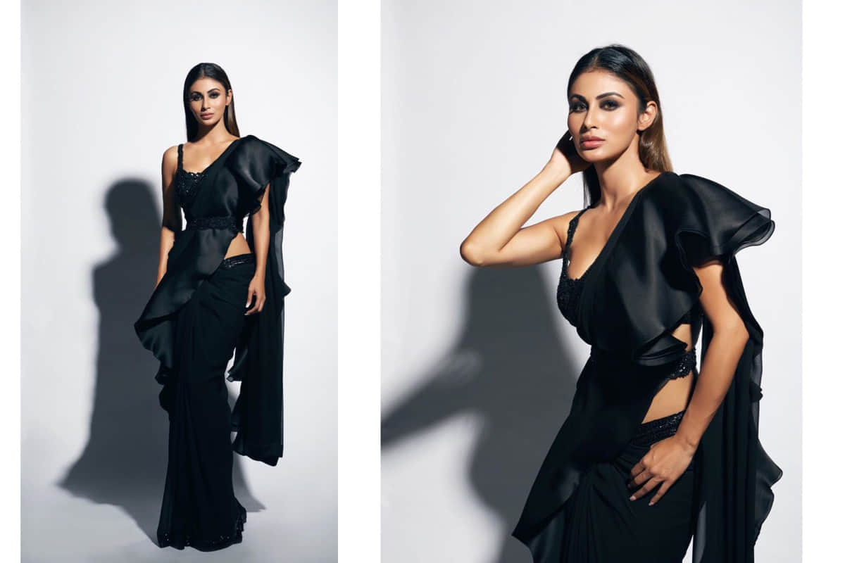 Mouni Roy Stunning Black Dress Photos And Videos are Viral