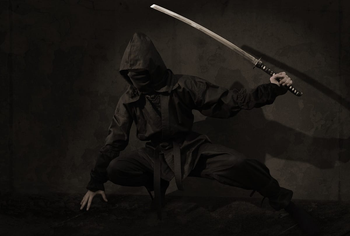 Japan student wrote an assignment on ninja culture by making invisible ink