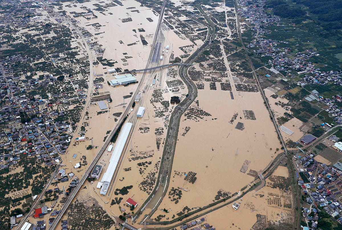 Storm Hagibis has devastated Japan in this way see Twelve pictures