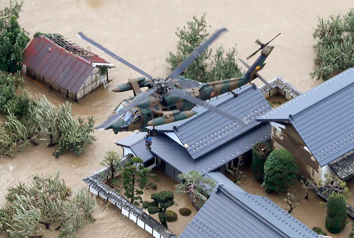 Storm Hagibis has devastated Japan in this way see Twelve pictures