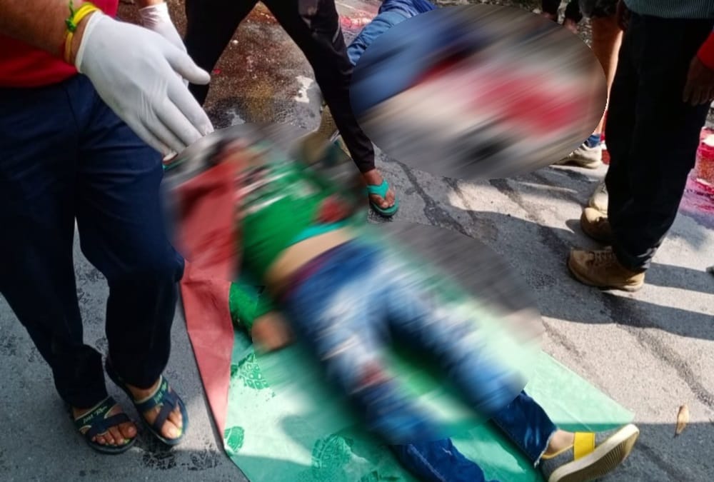 Tourist Two Youth Scooty Collide with truck in Mussoorie Scary death on spot