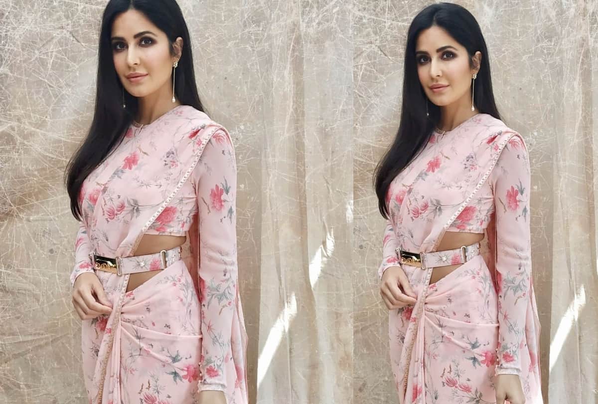 Diwali 2019 katrina kaif different style in floral saree