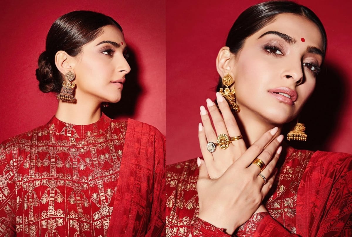 Karwa chauth 2019 try trendy earrings of sonam kapoor in this festive season