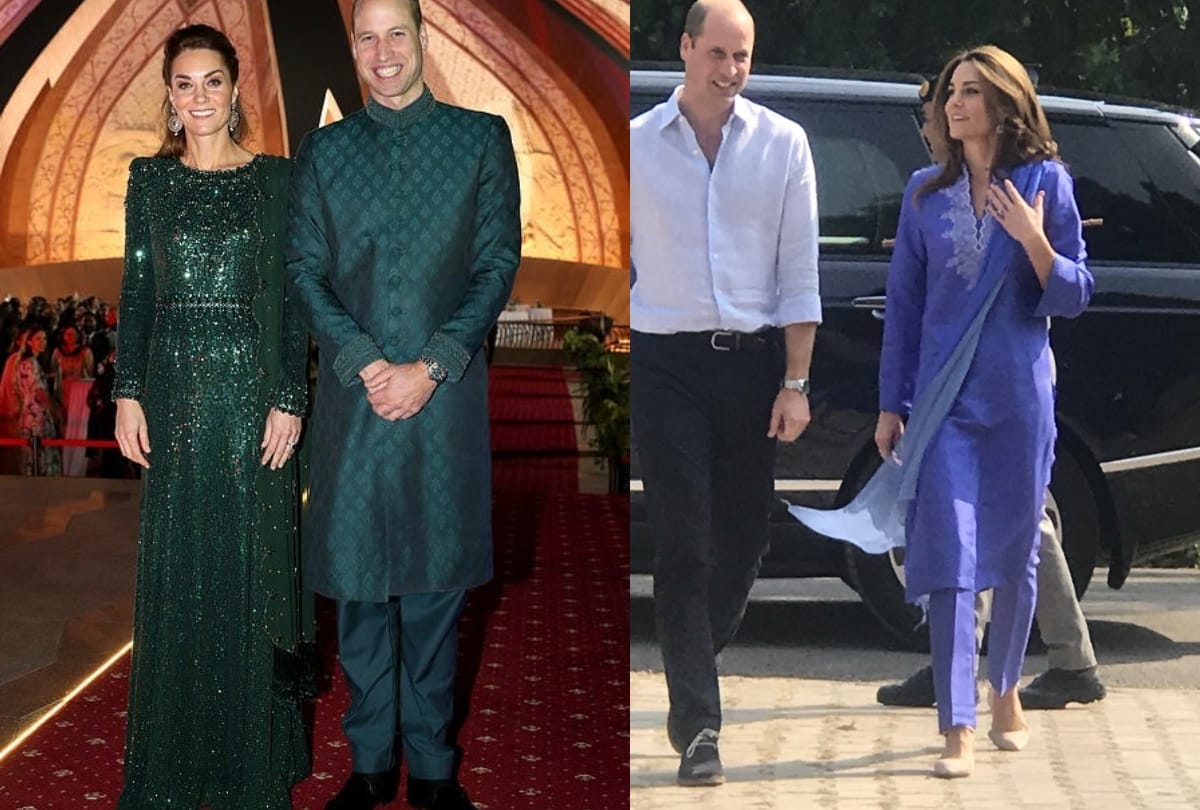 kate middleton and prince william looks stunning in traditional outfit