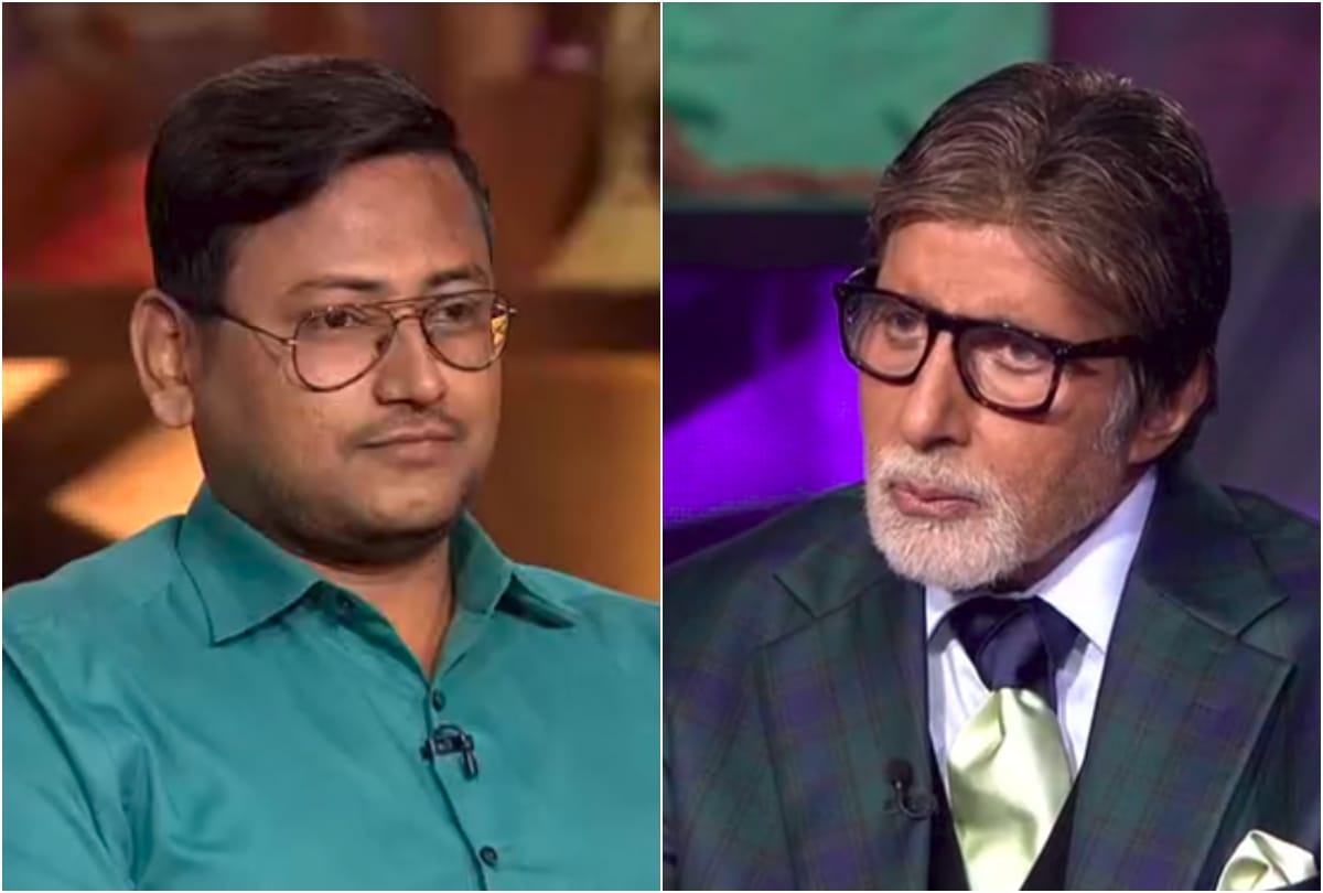kbc 11 amitabh bachchan show played with gautam kumar jha from bihar
