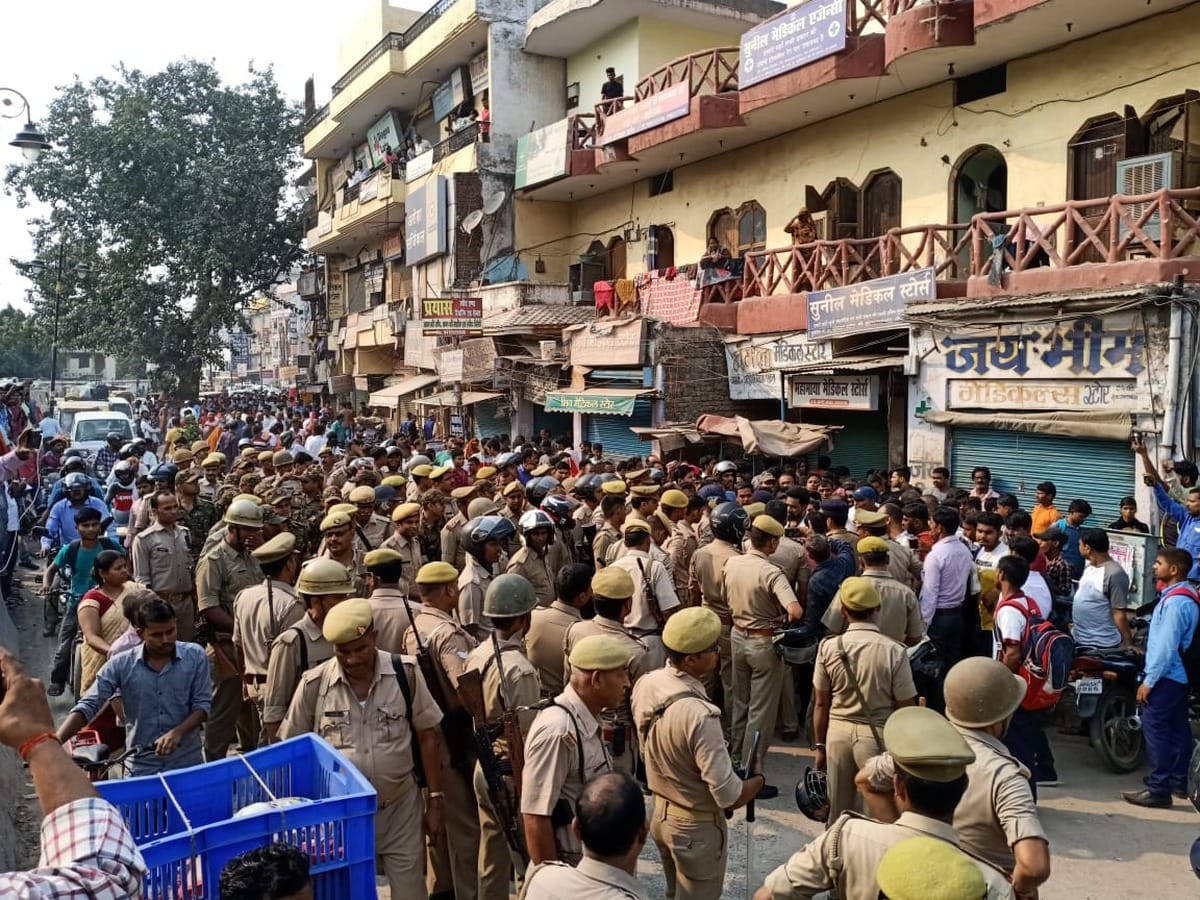 shop keepers and bhu student controversy escalated in varanasi