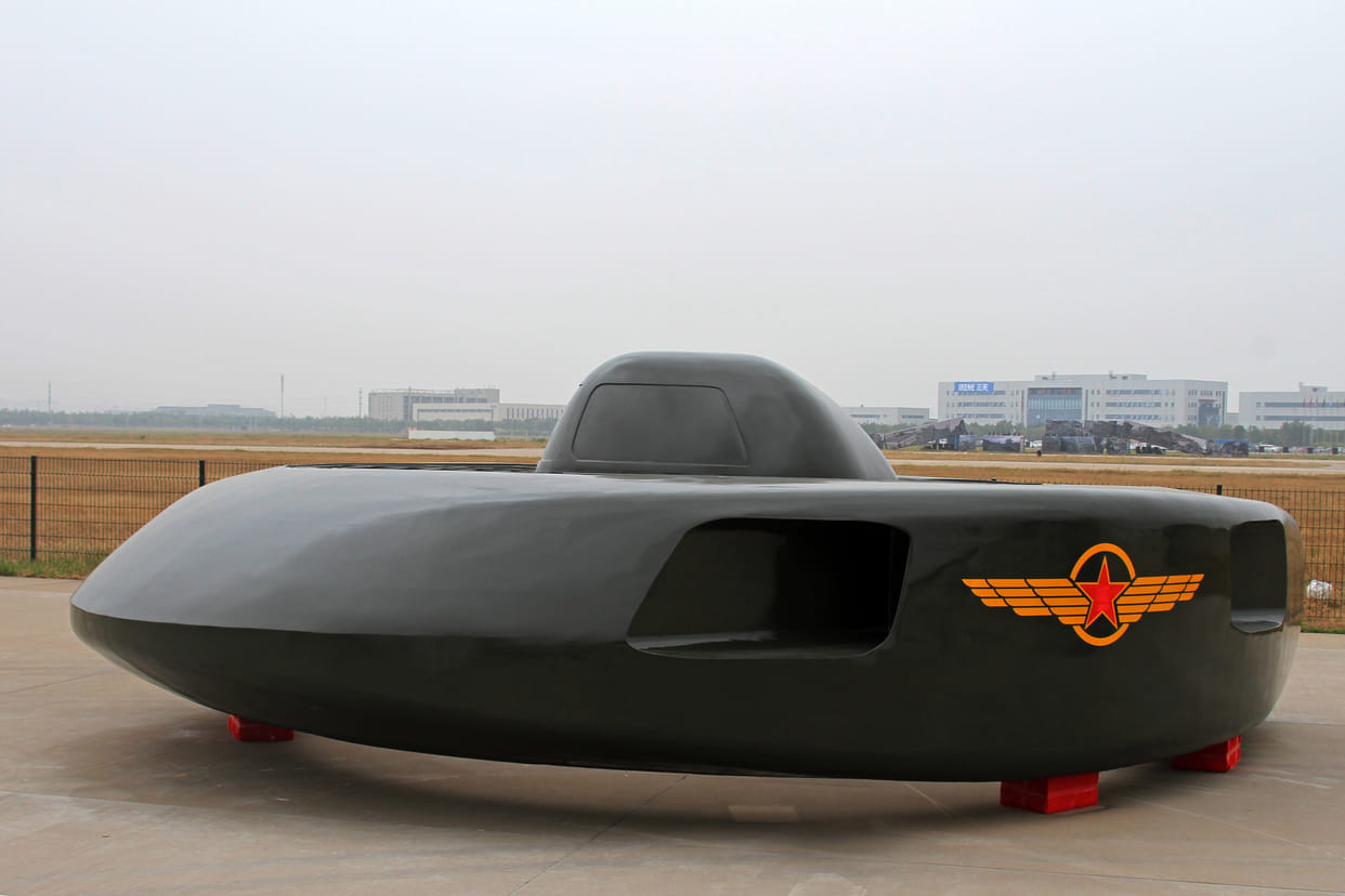 China showcased UFO Look attack helicopter Super Great White Shark at China Helicopter Exposition