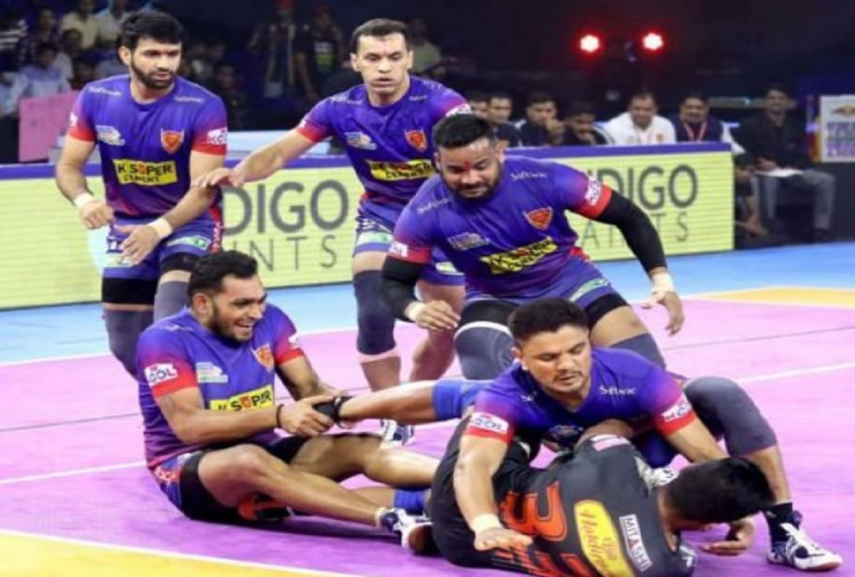 Pro Kabaddi League, Dabang Delhi beat UP Yoddha by 37-33