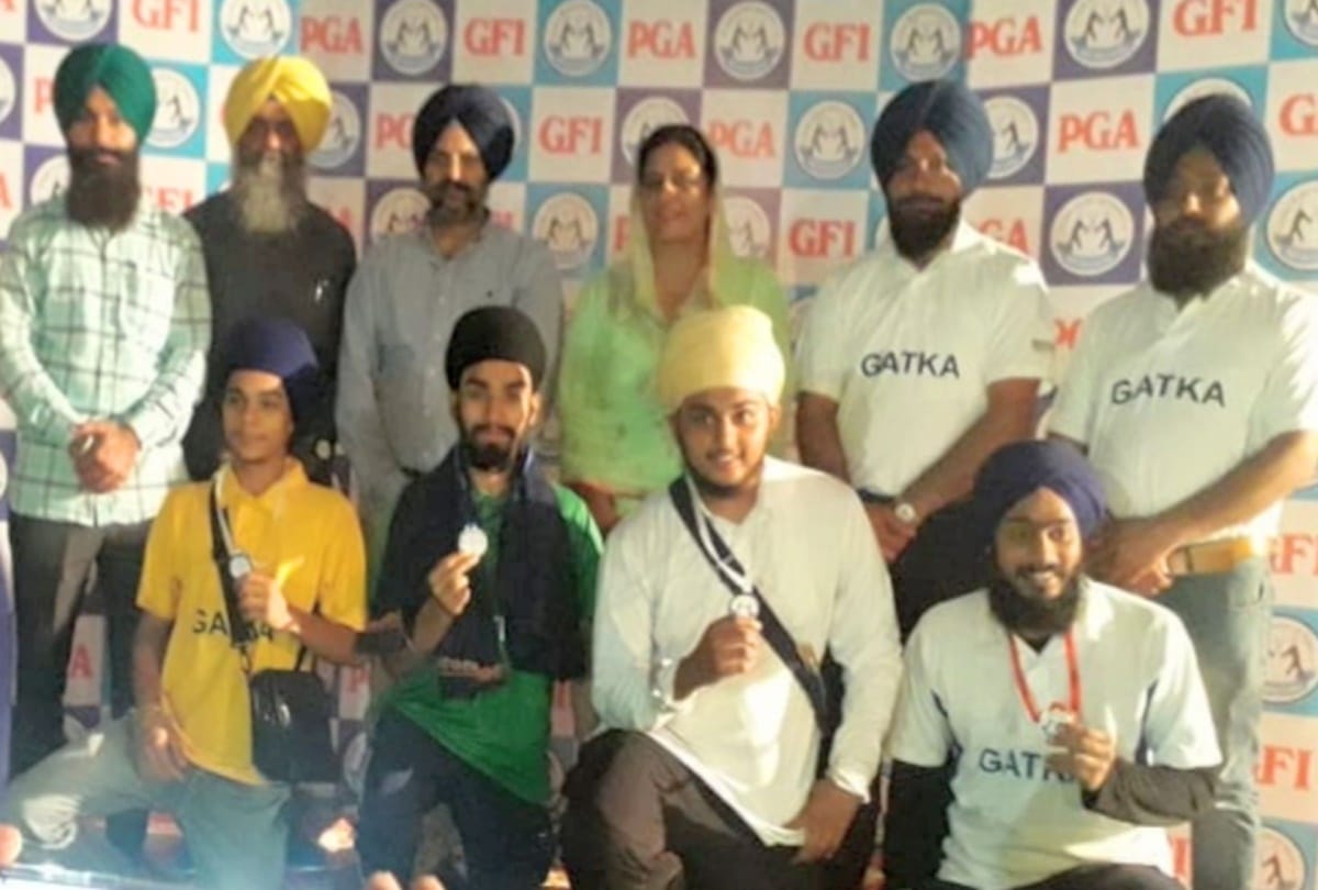 Bhavpreet and Kamal of Himachal won medals in National Gatka competition