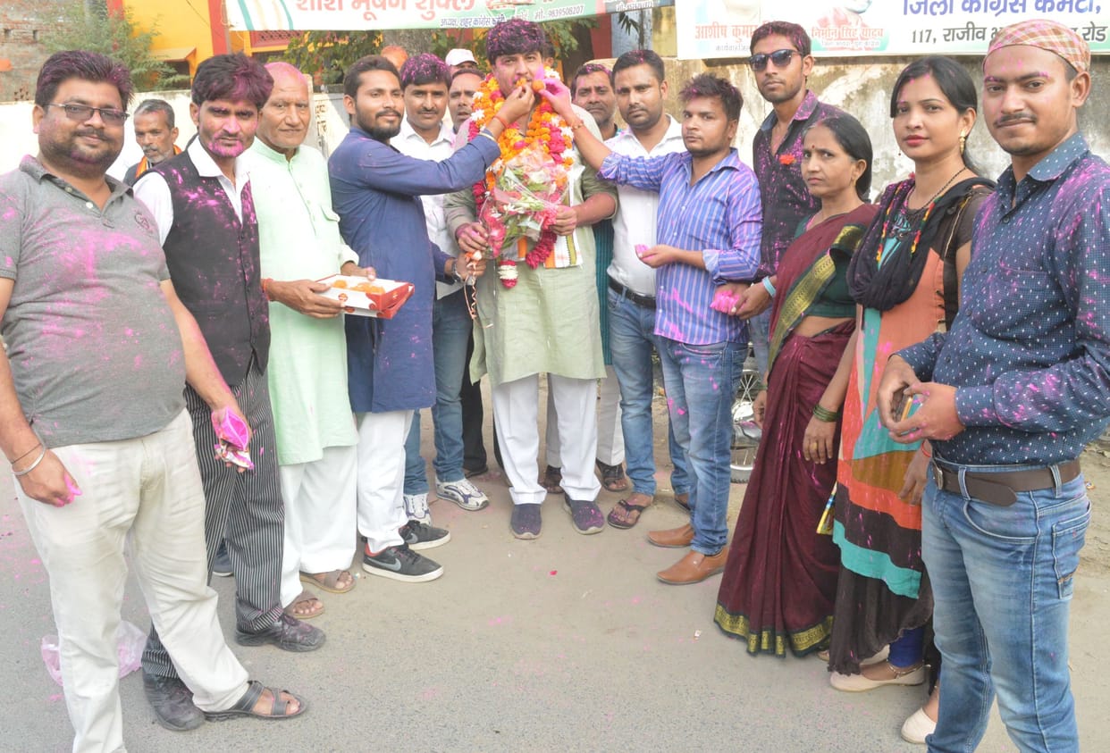 ashish becomes congress district president