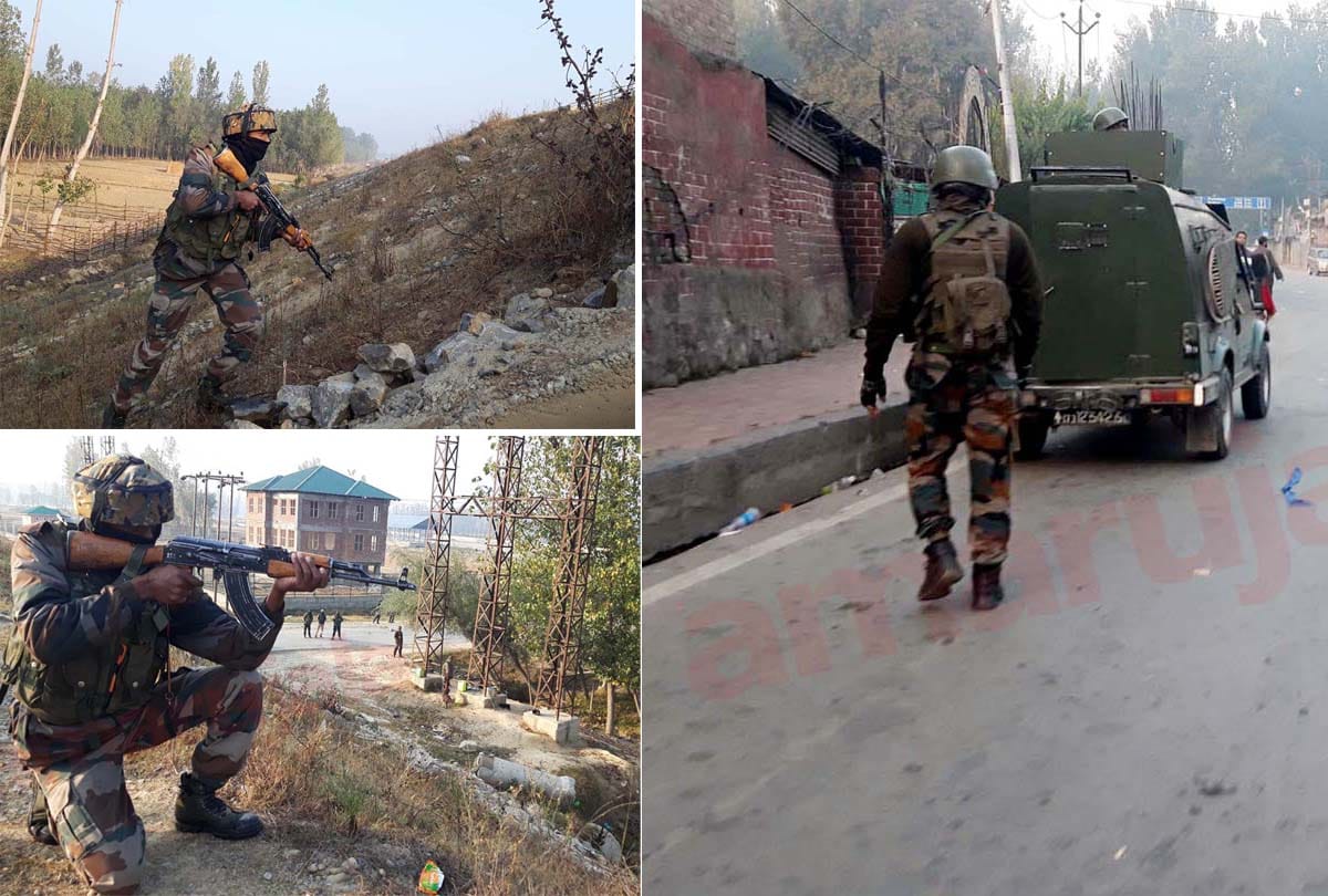 Encounter underway at the outskirts of Anantnag between security forces and terrorists