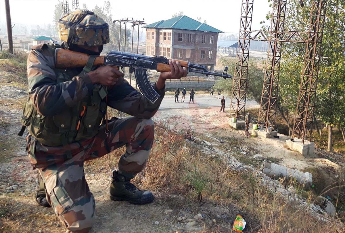 Three terrorists, including Hizbul commander Nasir Chadru, were killed in Anantnag Encounter