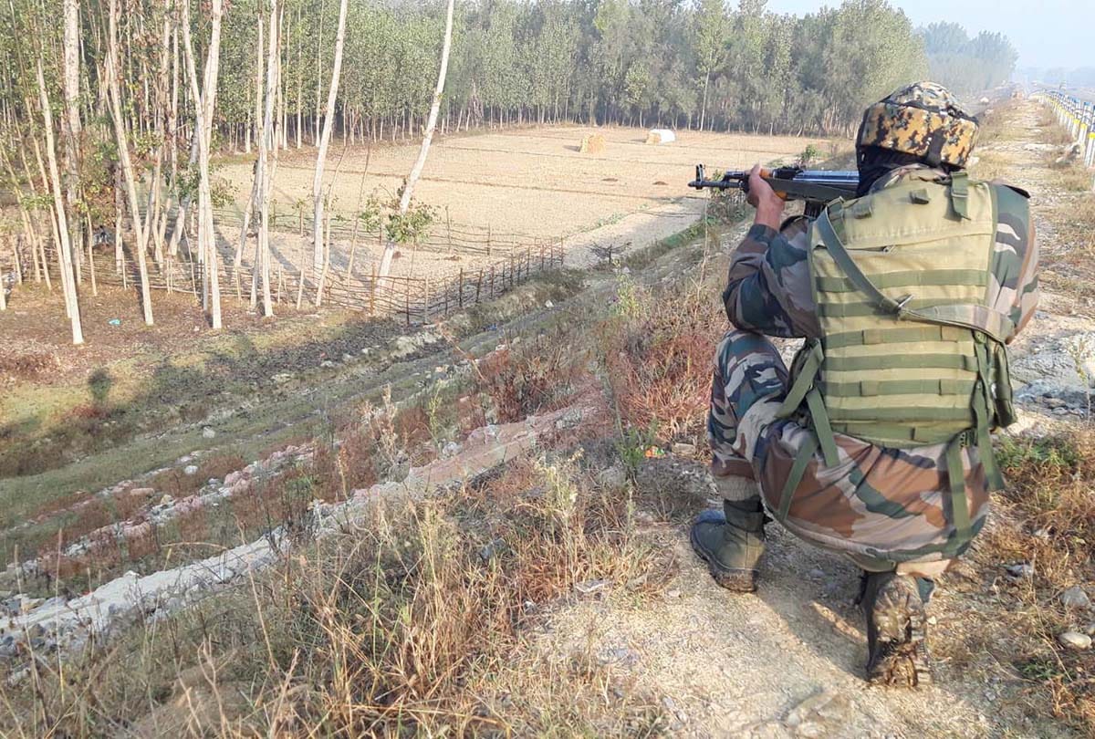 Three terrorists, including Hizbul commander Nasir Chadru, were killed in Anantnag Encounter