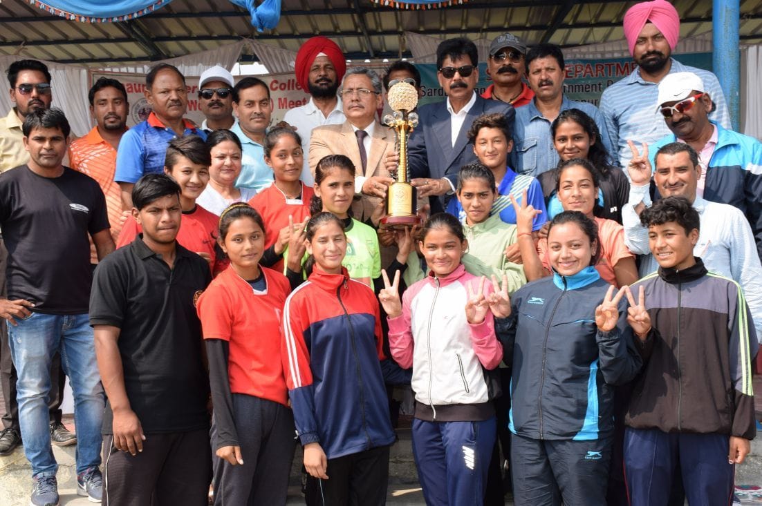 MBPG Haldwani became champion in women's athletics