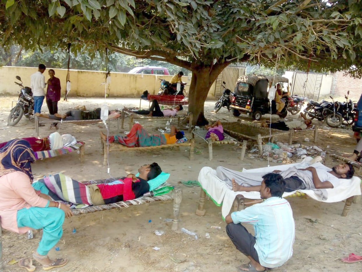 district is warming with fever, health department silent