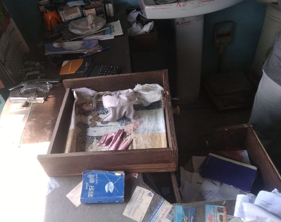 Broken shop locks in Haldwani for the third night in a row