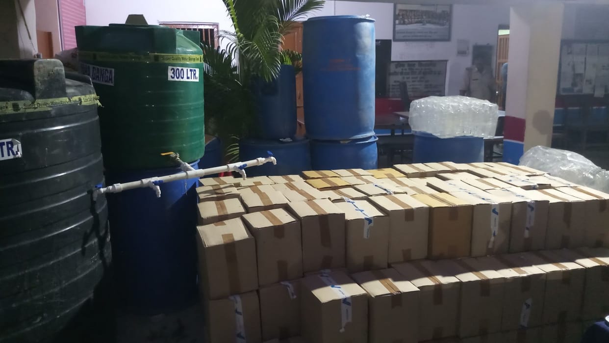 chemical And Sprit Used For illegal Liquor