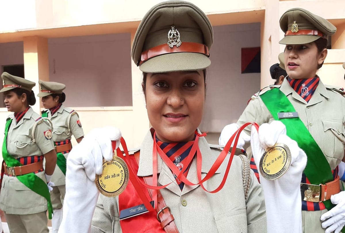 Female sub inspectors training completed at Moradabad Police Taining college