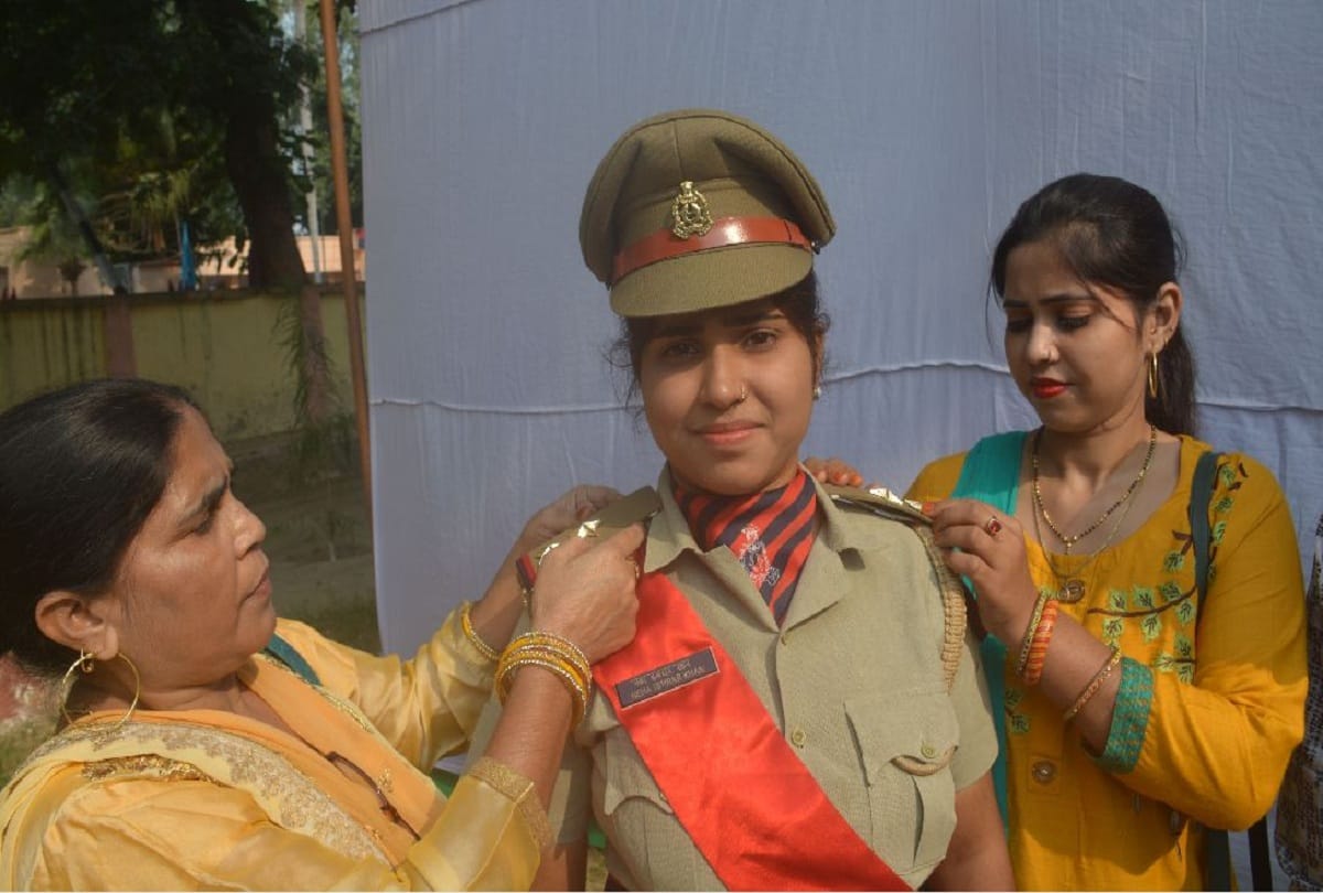 Female sub inspectors training completed at Moradabad Police Taining college