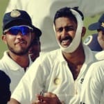 10 विकेट लेने के दौरान अनिल कुंबले