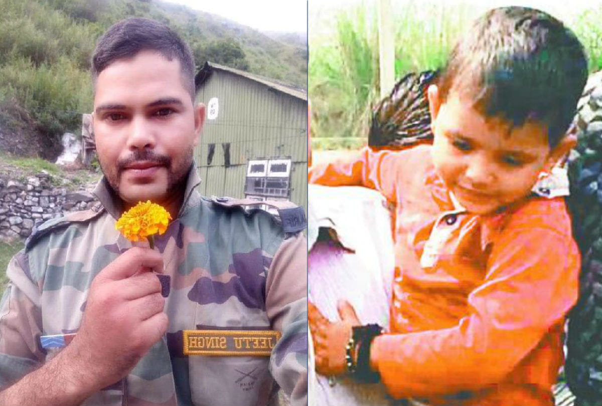 funeral of army jawan who died in road accident mathura news