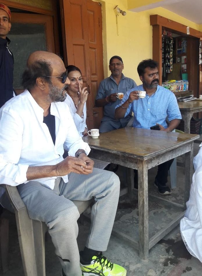 Rajinikanth reached Yogada Ashram