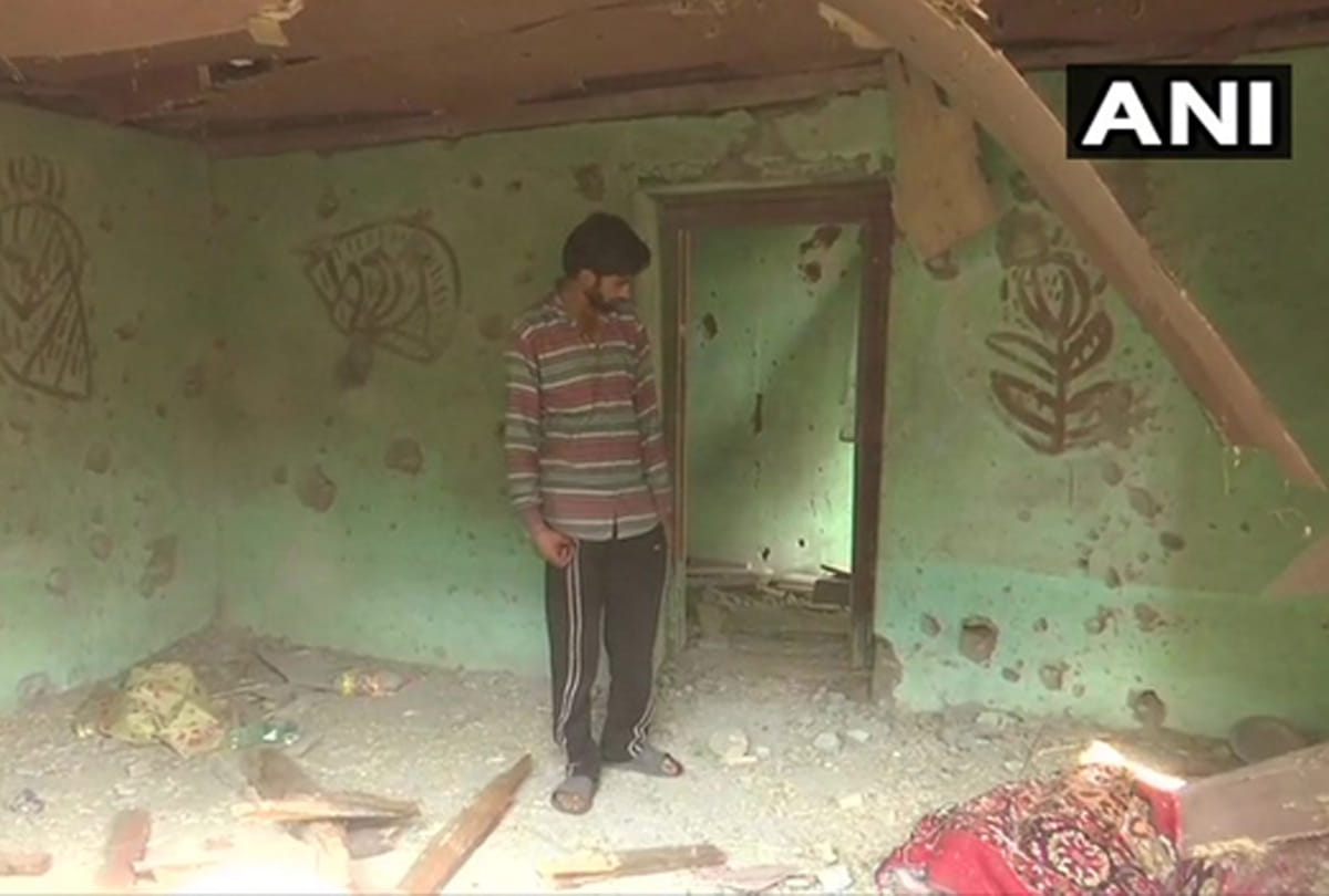 ceasefire violation by pakistan in uri sector jammu kashmir, house damaged