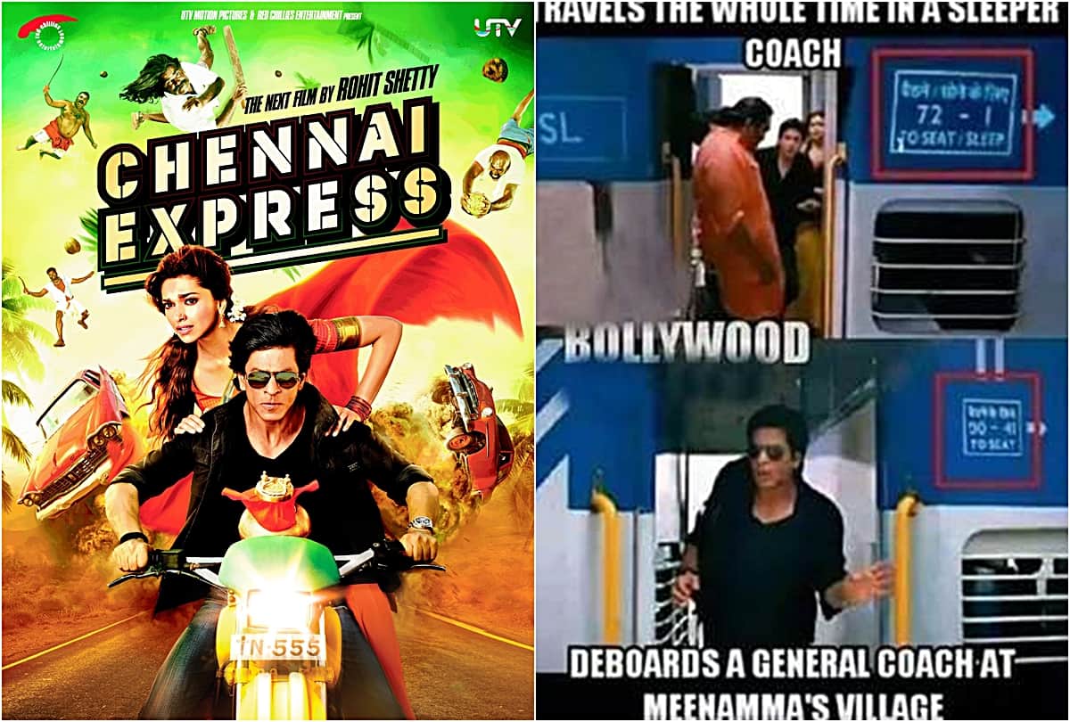 Funny Mistakes in Bollywood Movies Rab Ne Bana Di Jodi Bang Bang Chennai Express 3 Idiots Sholay