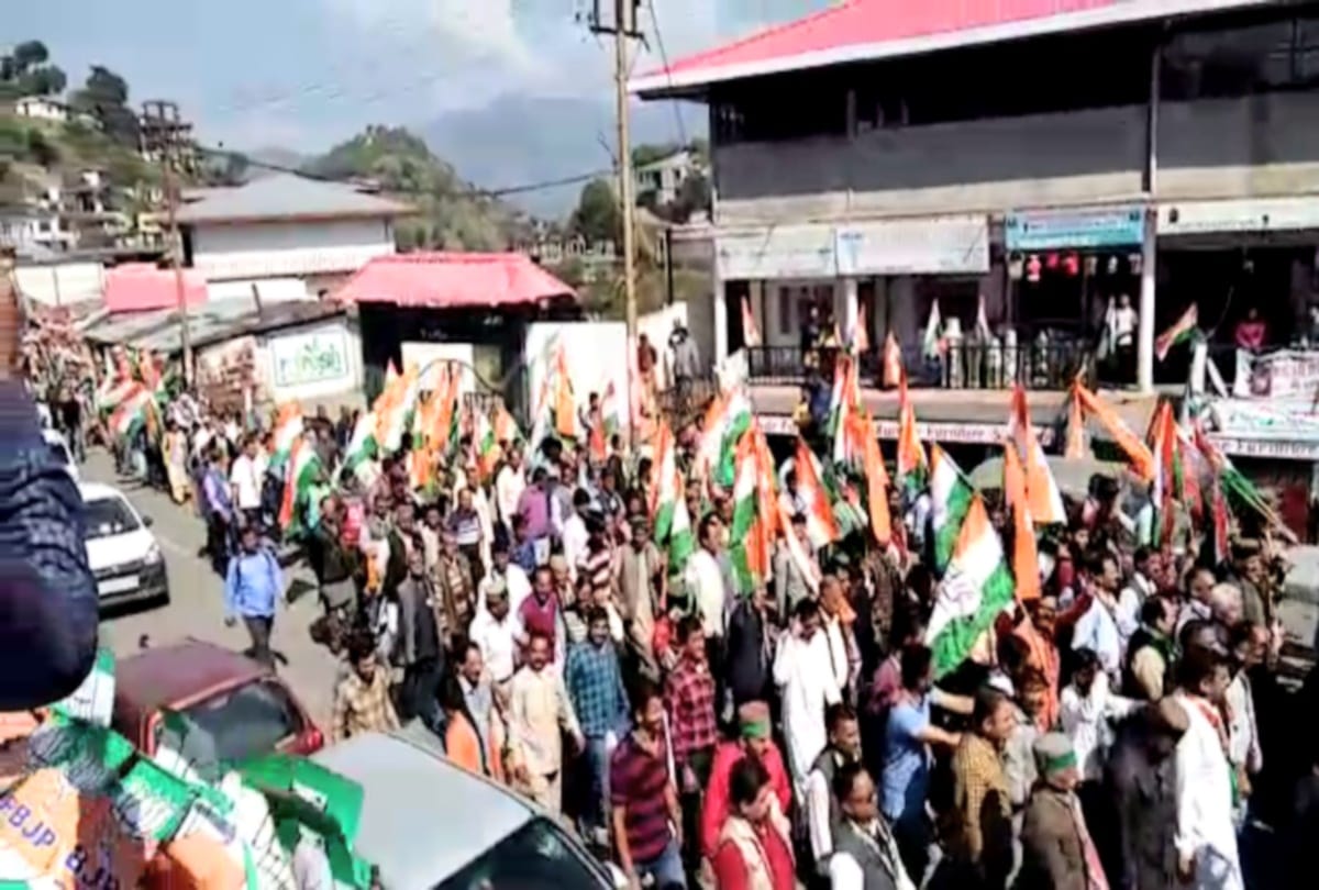 Himachal by election: Congress demonstrated power with outrage rally in Rajgarh