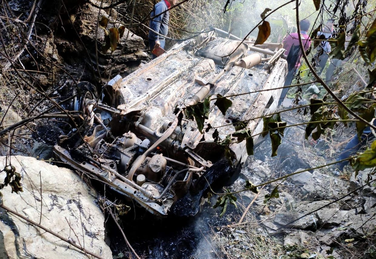 Woman dies in car accident on Yamunotri highway