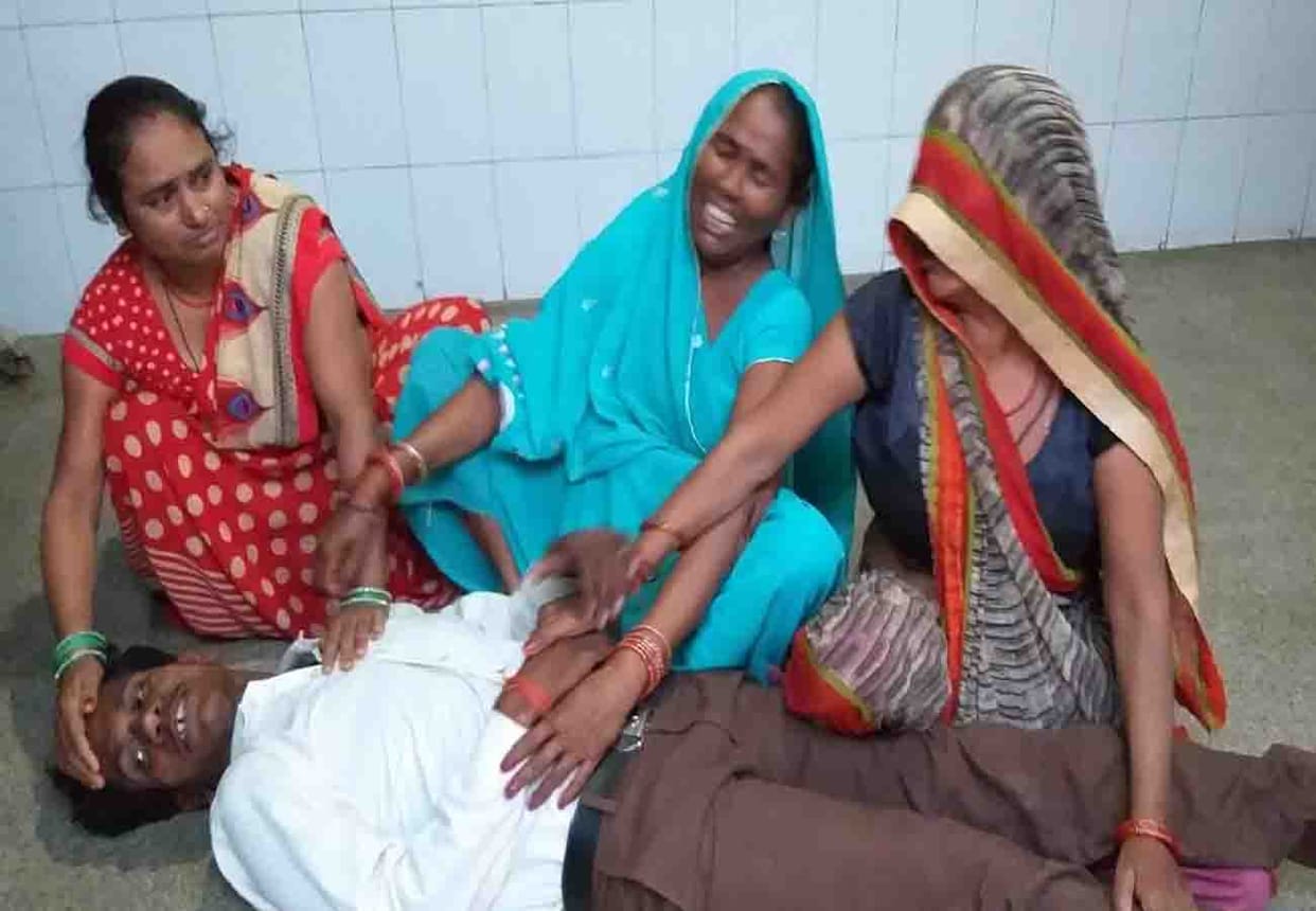 Pregnant woman died in hospital in jalaun