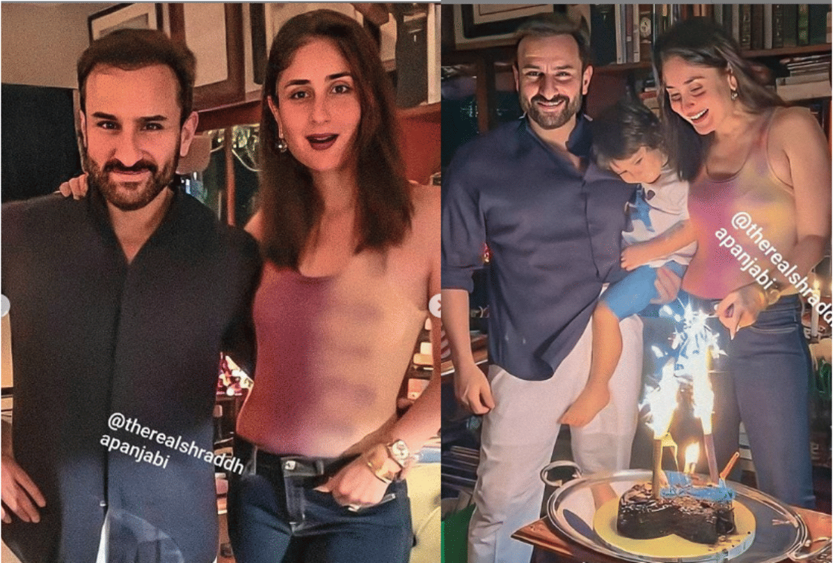 saif ali khan and kareena kapoor celebrate their 7th wedding anniversary with son taimur