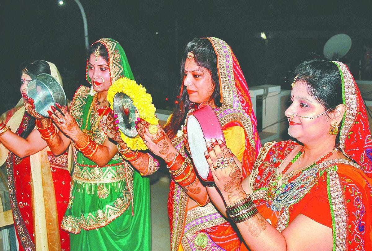 karva chauth celebration in braj