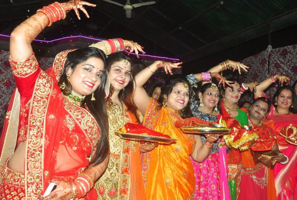 karva chauth celebration in braj