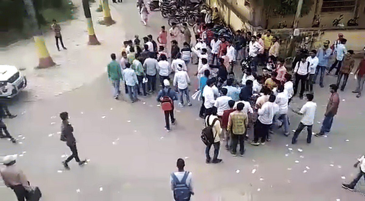 two injured in firing during student union election campaign in kashi vidyapeeth varanasi