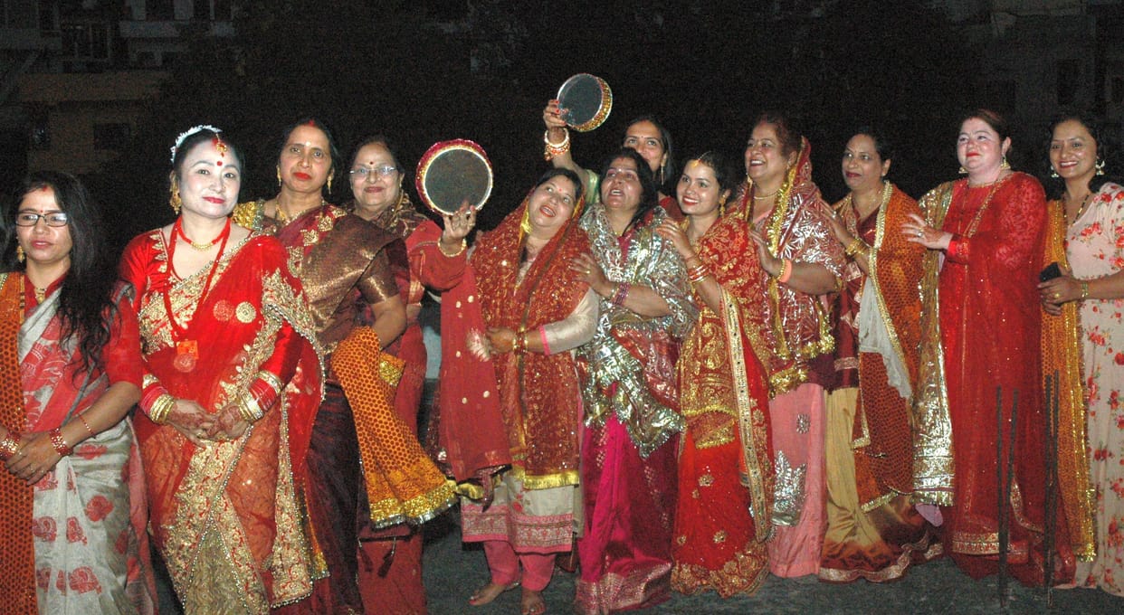 karwachauth celebrated in pithoragarh