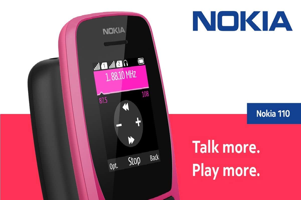 Nokia 110 2019 Feature Phone Launched in India at Rs 1,599 know features and Specifications