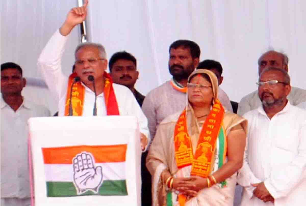 CM Bhupesh Baghel attacked on bjp government