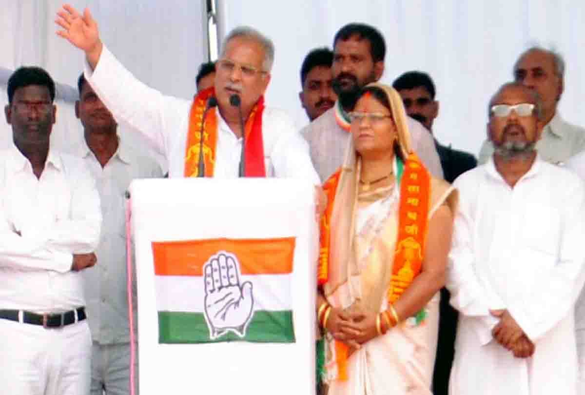 CM Bhupesh Baghel attacked on bjp government