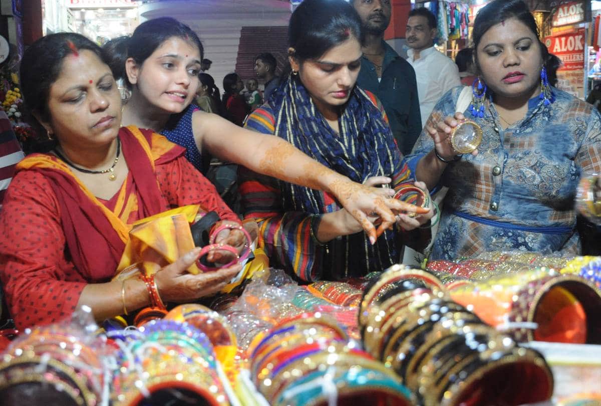 shopping for karwa chauth in lucknow