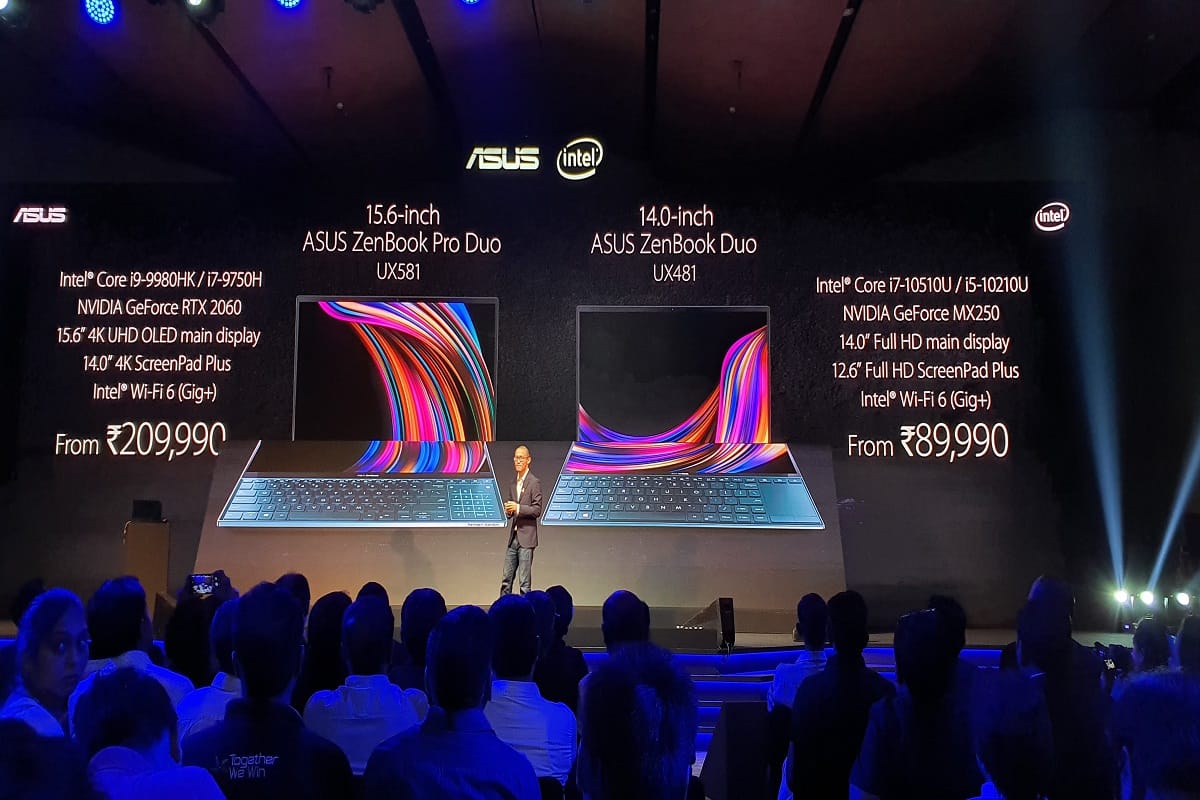 Asus ZenBook Pro Duo UX581 and ZenBook Duo UX481 Launched in India price at 209990