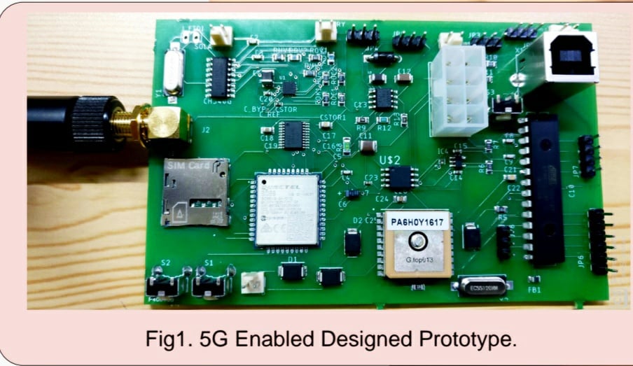 5G Enabled Air Pollution Monitoring device