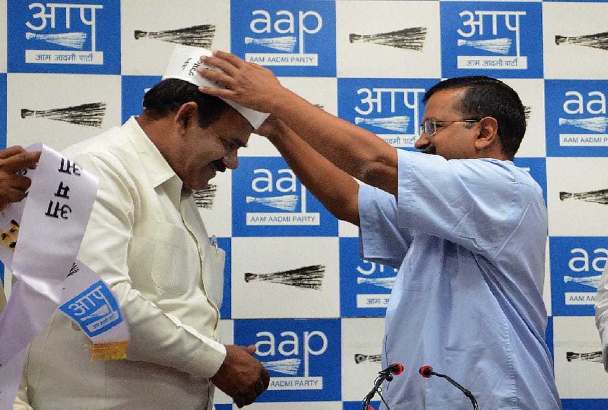 bjp leader Surendra Chaudhary joined AAP