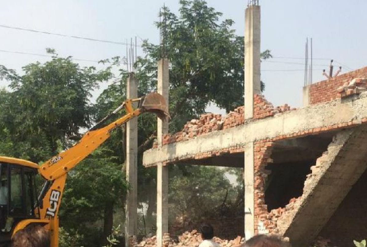 Illegal construction will be caught with satellite imagery system in aligarh