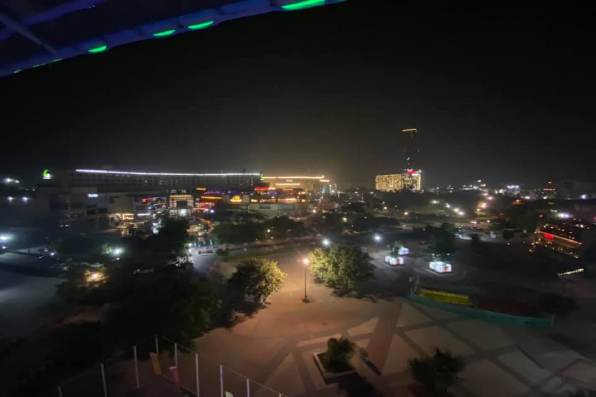 fly dining 160 feet height restaurant in delhi ncr