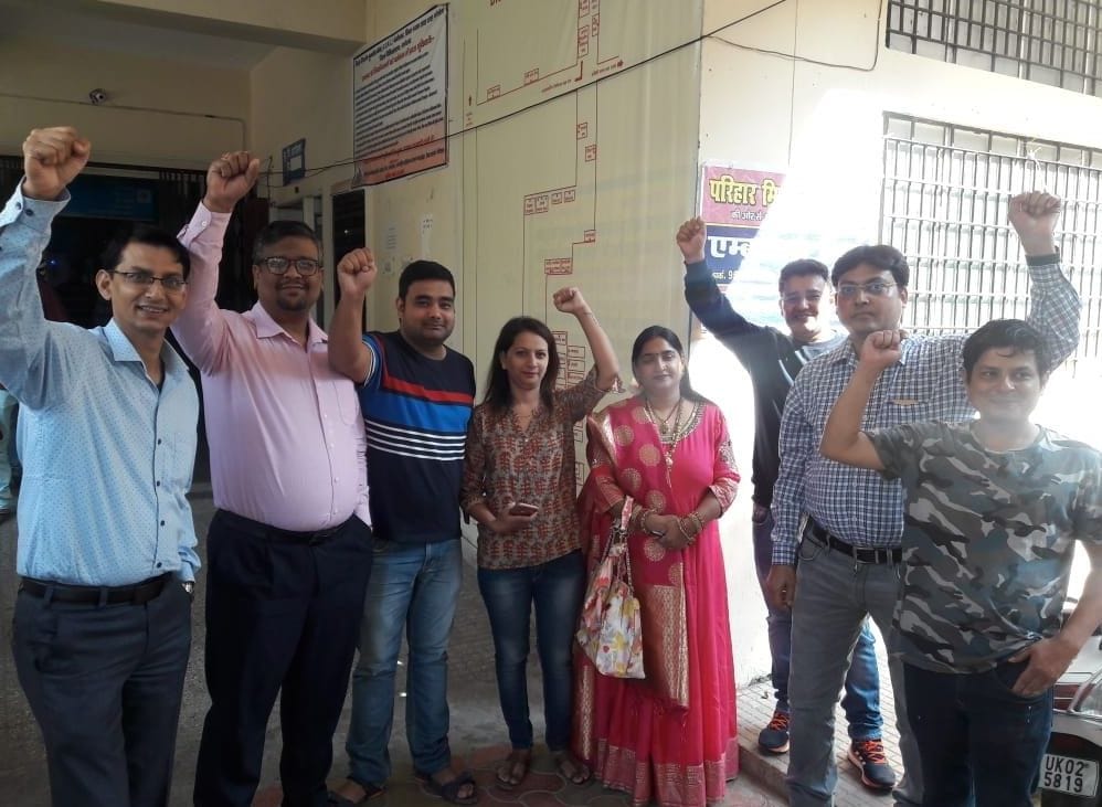 doctors protested in bageshwar