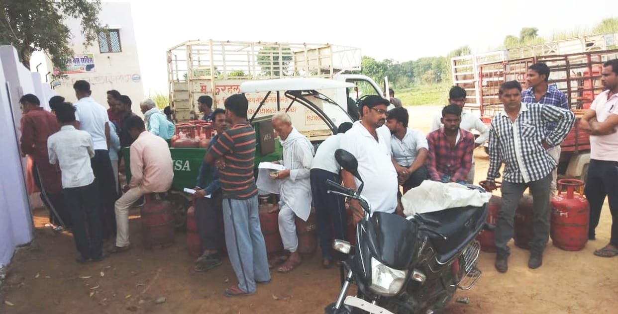 gas agency, supply in mainpuri