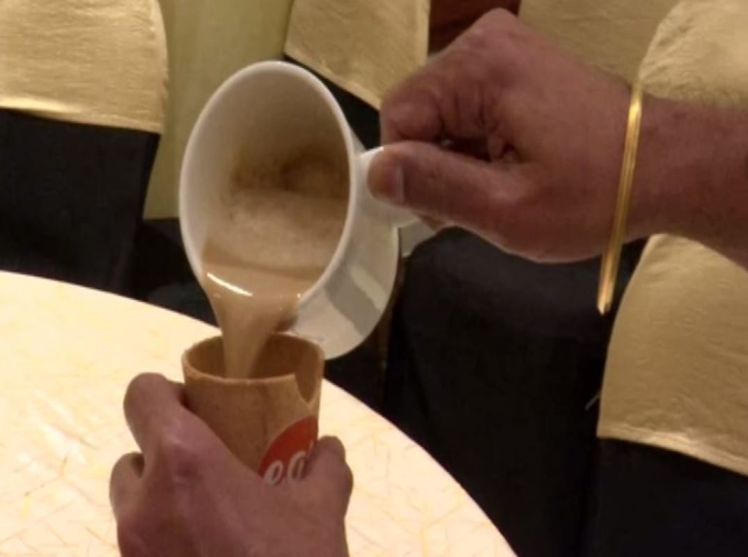 Hyderabad based company introduced edible cups to serve hot and cold beverages