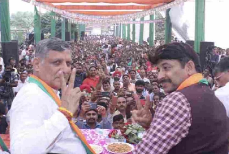 haryana assembly elections, Manoj Tiwari's Big statement In Yamuna nagar