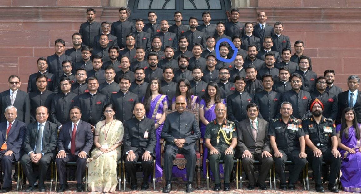 raashtrapati ke raatribhoj mein shaamil hue gangoleehaat ke injeeniyar rajat